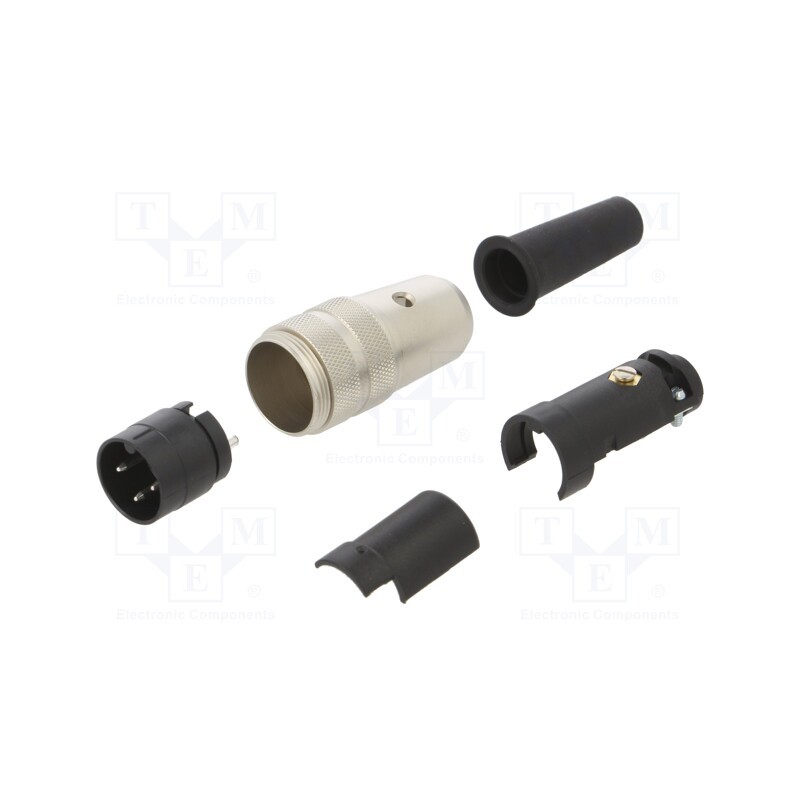 1 pcs x BINDER - 09 0305 00 03 - Connector: M16, plug, male, soldering, for cable, PIN: 3, 7A, 150V