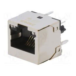 1 pcs x PHOENIX CONTACT - 1091947 - Socket, RJ45, PIN: 8, with LED, gold-plated, Layout: 8p8c, on PCBs