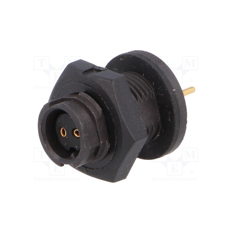 1 pcs x SWITCHCRAFT - EN2P2F20P - Connector: circular, EN2, socket, female, THT, for panel mounting