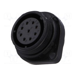 1 pcs x WEIPU - SP2113/S9-1N - Socket, SP21, female, PIN: 9, IP68, 5A, soldering, 500V, 0.75mm2