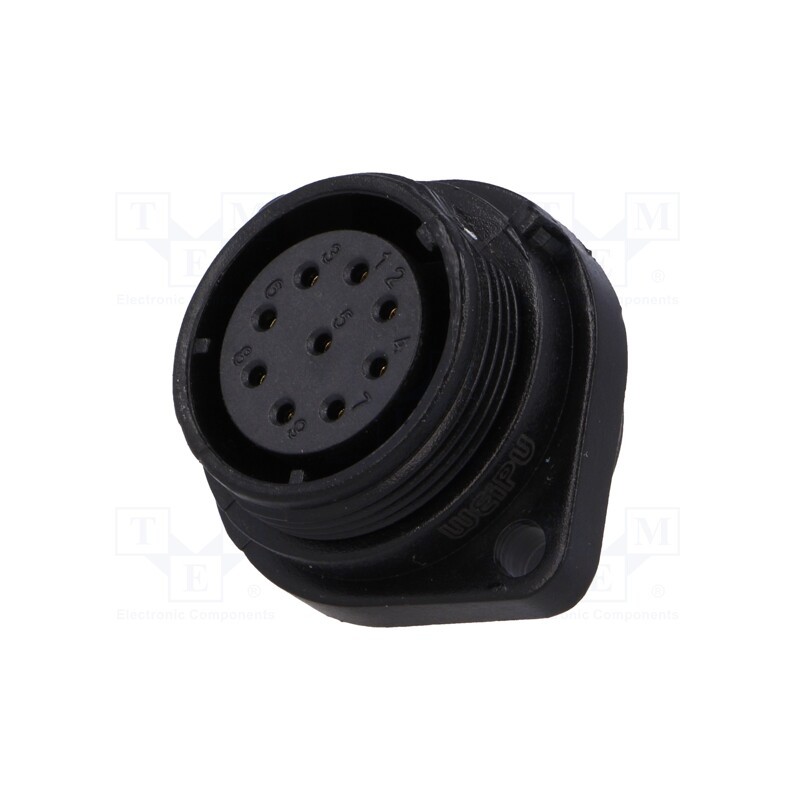 1 pcs x WEIPU - SP2113/S9-1N - Socket, SP21, female, PIN: 9, IP68, 5A, soldering, 500V, 0.75mm2