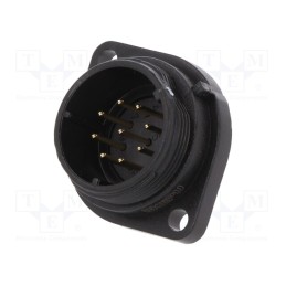 1 pcs x WEIPU - SP2113/P9-1N - Socket, SP21, male, PIN: 9, IP68, 5A, soldering, 500V, 0.75mm2