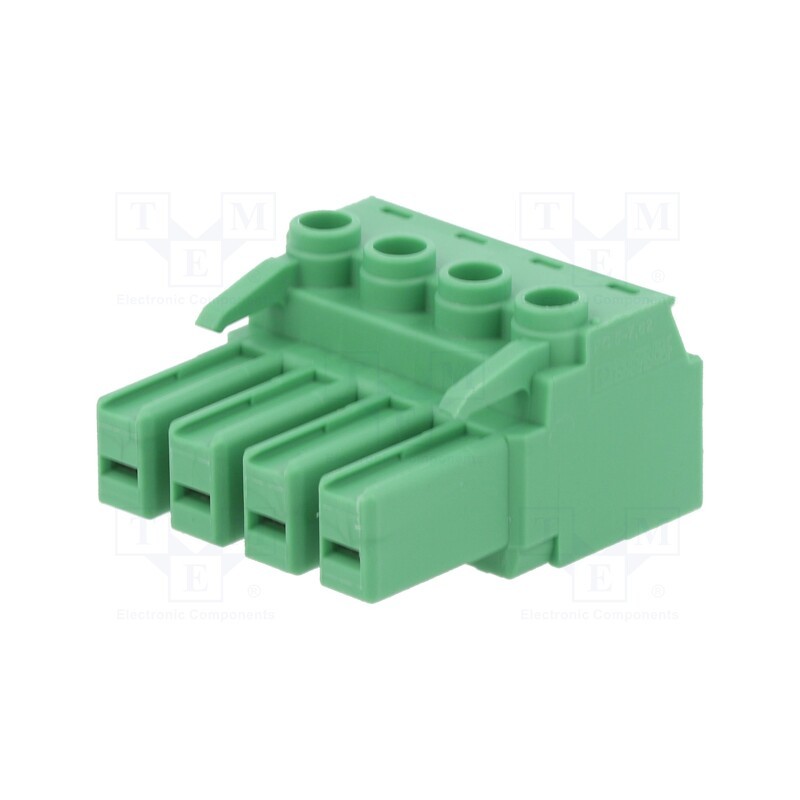 1 pcs x PHOENIX CONTACT - 1777749 - Pluggable terminal block, 7.62mm, ways: 4, straight, plug, female