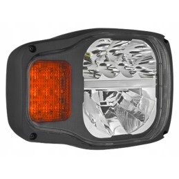 Headlight case jcb cat manitou terex led lamp pr