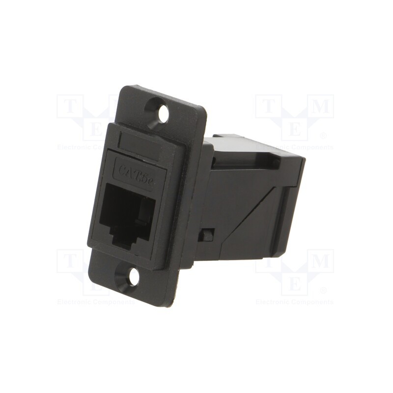 1 pcs x CLIFF - CP30751 - Coupler, DUALSLIM, Cat: 5e, Layout: 8p8c, RJ45 socket,both sides