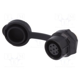 1 pcs x LUTRONIC - 2209 - Connector: circular, socket, size 12, 02, female, PIN: 7, for latch