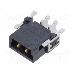 1 pcs x HARTING - 15550022601333 - Connector: PCB to PCB, male, PIN: 2, 2.54mm, har-flex® Power, 26A