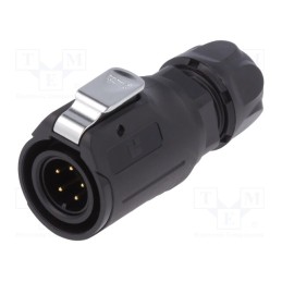 1 pcs x LUTRONIC - 2214 - Connector: circular, plug, size 16, 02, male, PIN: 5, with latch
