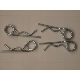 Galvanized safety pin, diameter 5mm, length 123m