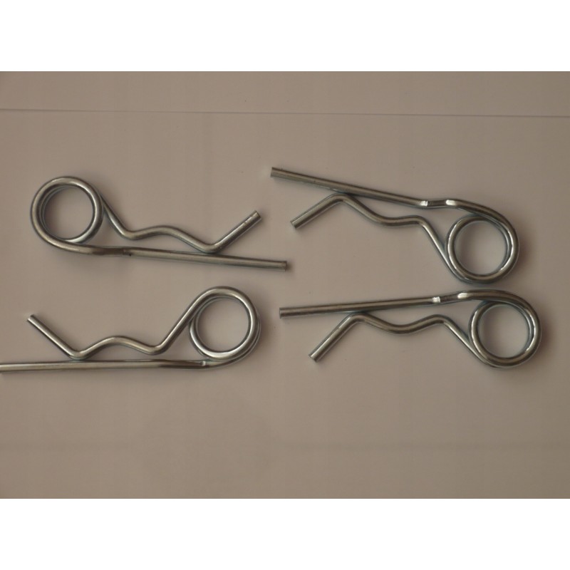 Galvanized safety pin, diameter 5mm, length 123m