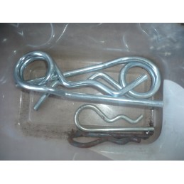 Galvanized safety pin, diameter 5mm, length 123m