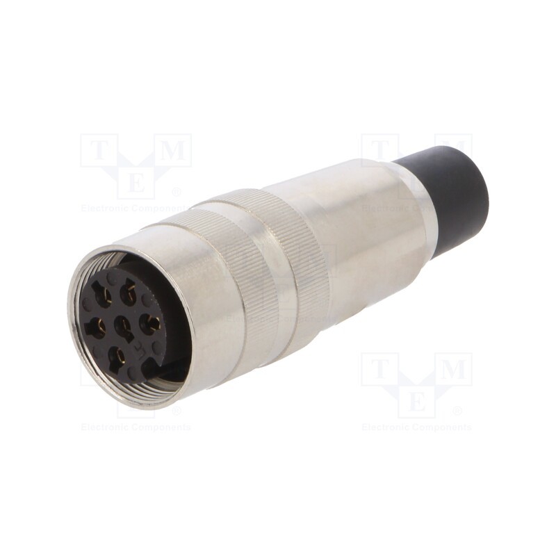 1 pcs x LUMBERG - KV 60-8 - Connector: M16, plug, female, soldering, for cable, PIN: 6, 5A, 250V