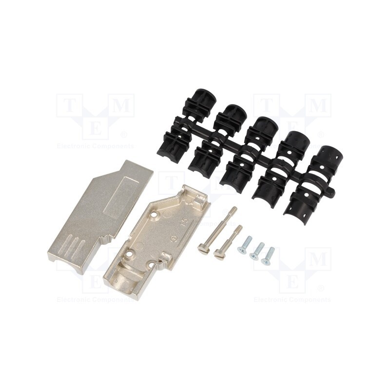 1 pcs x ENCITECH - DCMR15-FK-K - Enclosure: for D-Sub connectors, D-Sub 15pin,D-Sub HD 26pin