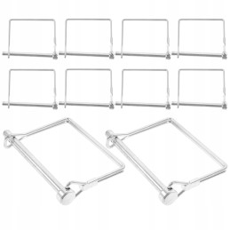 Hooks for heavy loads, trailer gate pin shaft lock