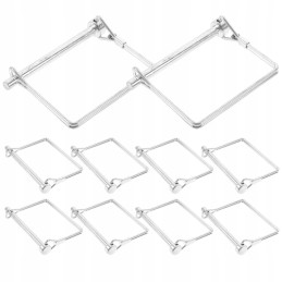 Heavy lawn trailer with hook shaft lock