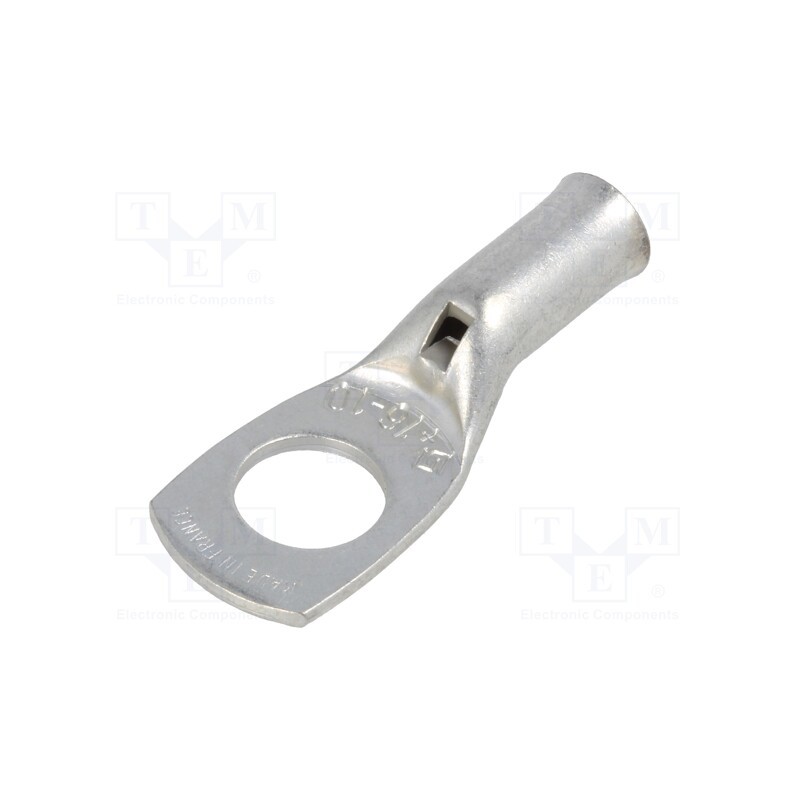 1 pcs x TE Connectivity - 710030-7 - Tip: ring tube, M10, 16mm2, crimped, for cable, non-insulated, 5AWG