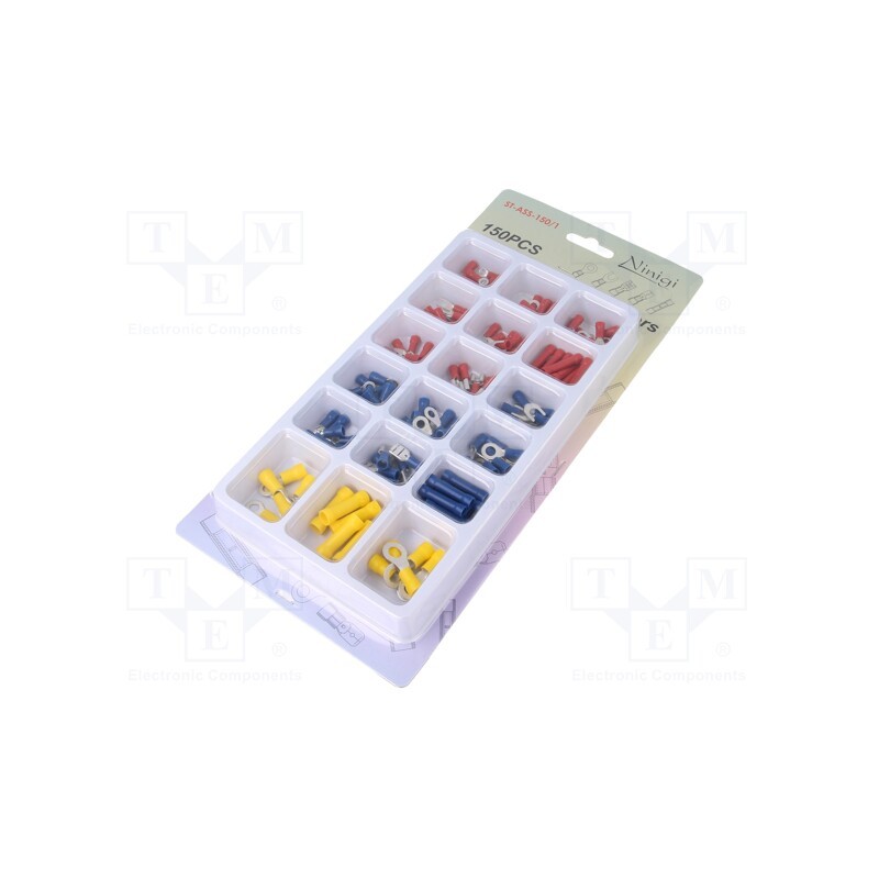 1 set x NINIGI - ST-ASS-150/1 - Kit: connectors, crimped, 150pcs.