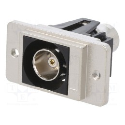 1 pcs x CLIFF - CP30738M3 - Coupler, BNC socket,both sides, 75Ω, silver, Mat: metal, DUALSLIM