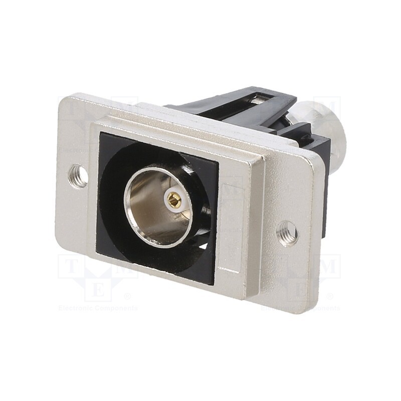 1 pcs x CLIFF - CP30738M3 - Coupler, BNC socket,both sides, 75Ω, silver, Mat: metal, DUALSLIM