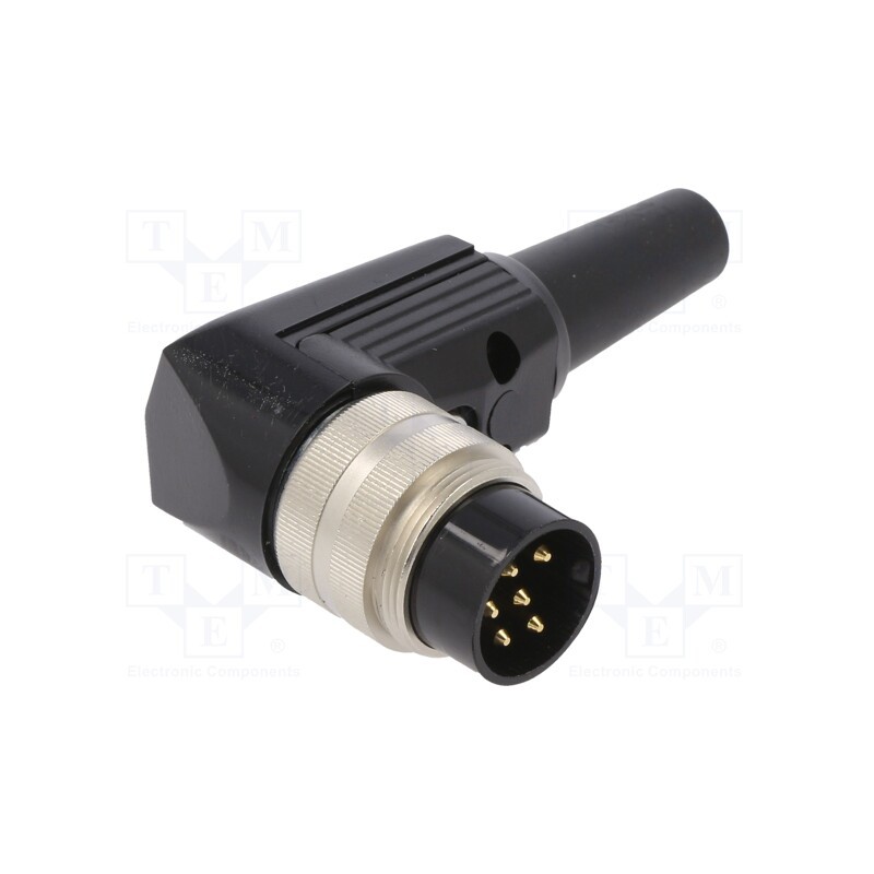 1 pcs x LUMBERG - WSV 60 - Connector: M16, plug, male, soldering, for cable, PIN: 6, 5A, 250V