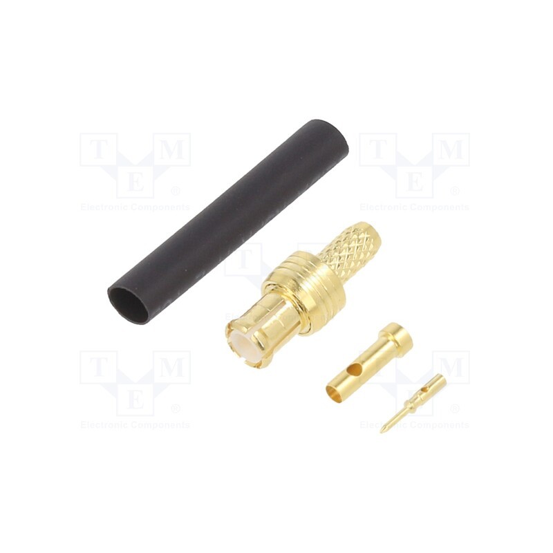 1 pcs x LINX TECHNOLOGIES - CONMCX007-R178 - Plug, MCX, male, straight, 50Ω, RG178(A,B), soldering,crimped, PTFE