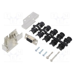 1 pcs x ENCITECH - 6355-0066-11 - D-Sub, PIN: 15, plug, female, angled 90°, soldering, for cable