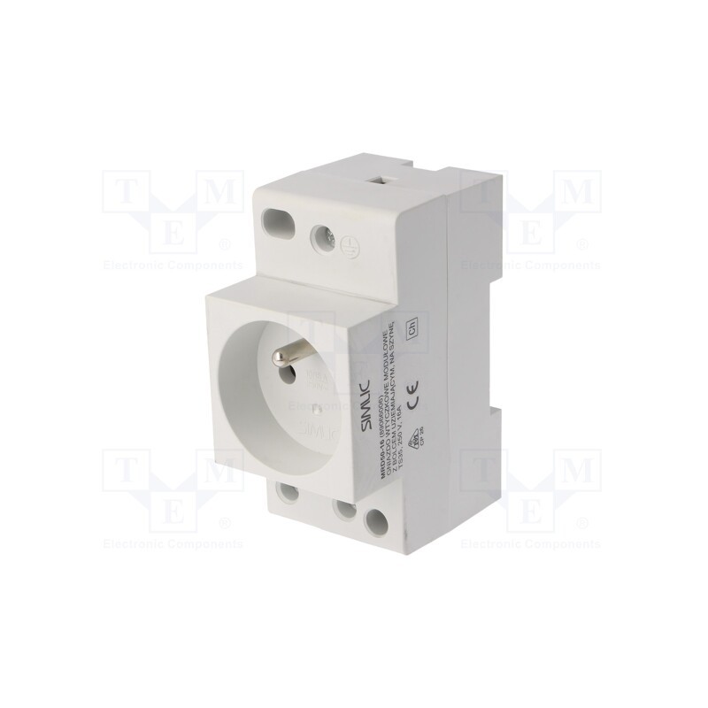 1 pcs x SIMET - 89066006 - Connector: AC supply, female, socket, 250VAC, 16A, PIN: 3, IP20