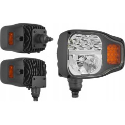 Headlight case jcb cat manitou terex led lamp le