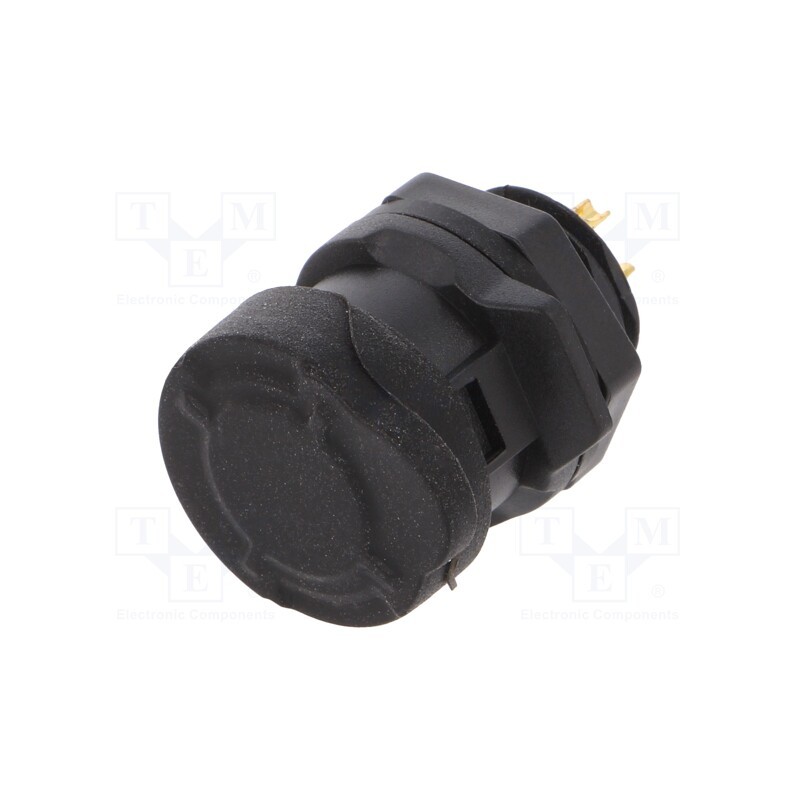 1 pcs x Amphenol Communications Solutions - MRDAH03L13000 - Socket, Connector: circular, MRD, PIN: 3, gold flash, 5A, soldering