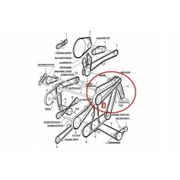 Thriller belt 3hb new holland tc cx case 89817374 c