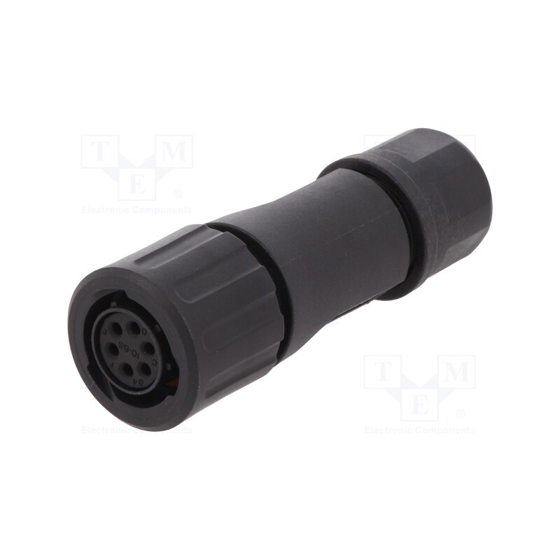 1 pcs x AMPHENOL - RTS6BS10N6S03 - Connector: circular, eco|mate Aquarius, plug, female, for cable