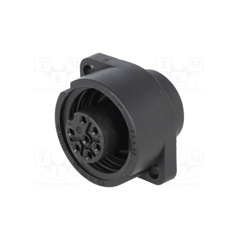 1 pcs x HIRSCHMANN - 932325100 CA 6 GD - Connector: circular, socket, female, IP67, CA, PIN: 7(6+1), 6+PE