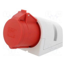 1 pcs x PCE - 124-6 - Connector: AC supply 3-phase, socket, female, 32A, 400VAC, IP44