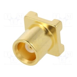 1 pcs x LINX TECHNOLOGIES - CONMCX001-SMD - Socket, MCX, female, vertical, 50Ω, SMT, on PCBs, PTFE, gold-plated