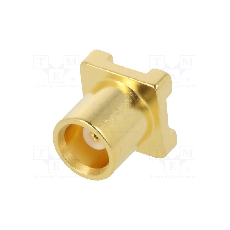 1 pcs x LINX TECHNOLOGIES - CONMCX001-SMD - Socket, MCX, female, vertical, 50Ω, SMT, on PCBs, PTFE, gold-plated