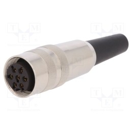 1 pcs x LUMBERG - KV 70 - Connector: M16, plug, female, soldering, for cable, PIN: 7, 5A, 250V