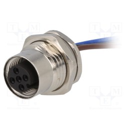 1 pcs x TE Connectivity - T4171110003-001 - Socket, M12, PIN: 3, female, A code-DeviceNet / CANopen, cables