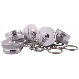 Cover cap, threaded screw-in valve plug