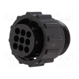 1 pcs x TE Connectivity - 206708-1 - Plug, female, PIN: 9, w/o contacts, CPC Series 1, for cable