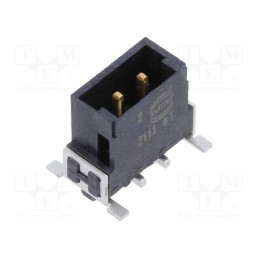 1 pcs x HARTING - 15520022601333 - Connector: PCB to PCB, male, PIN: 2, 2.54mm, har-flex® Power, 25A