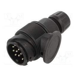 1 pcs x TESAT - W12-T13-61 - Connector: automotive, plug, for cable, PIN: 13, Type: short, 12VDC