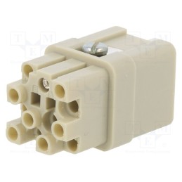 1 pcs x AMPHENOL - C14610B01250012 - Connector: HDC, contact insert, female, C146,heavy|mate Q, PIN: 13