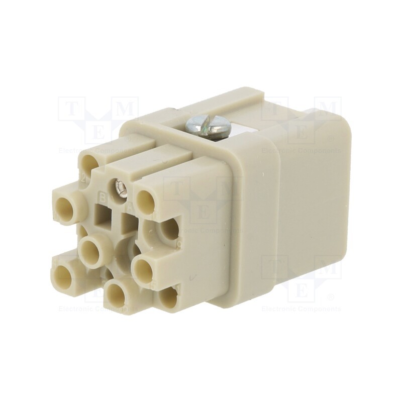 1 pcs x AMPHENOL - C14610B01250012 - Connector: HDC, contact insert, female, C146,heavy|mate Q, PIN: 13