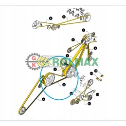 Thriller belt 3hb new holland tc cx case 89817374