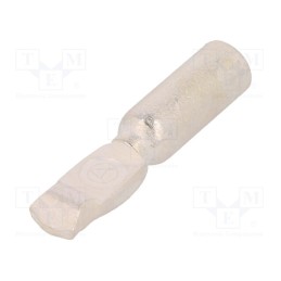 1 pcs x ANDERSON POWER PRODUCTS - 1384 - Contact, hermaphrodite, silver plated, 21.2mm2, 4AWG, crimped