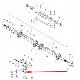 La322153750 washer mounting fight 25 x 120 x 1