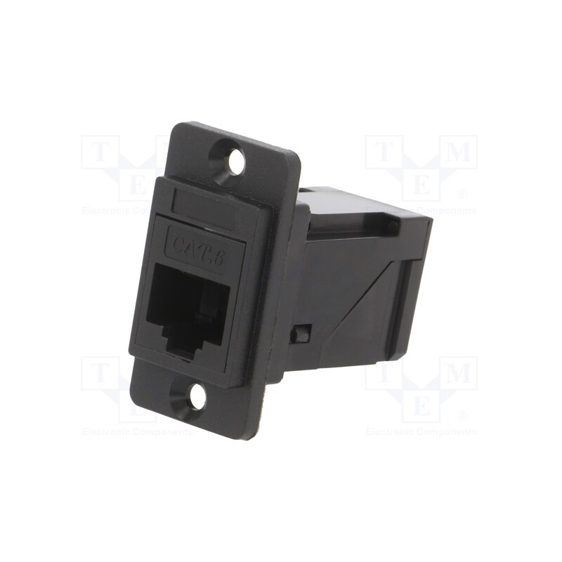 1 pcs x CLIFF - CP30752 - Coupler, DUALSLIM, Cat: 6, Layout: 8p8c, RJ45 socket,both sides