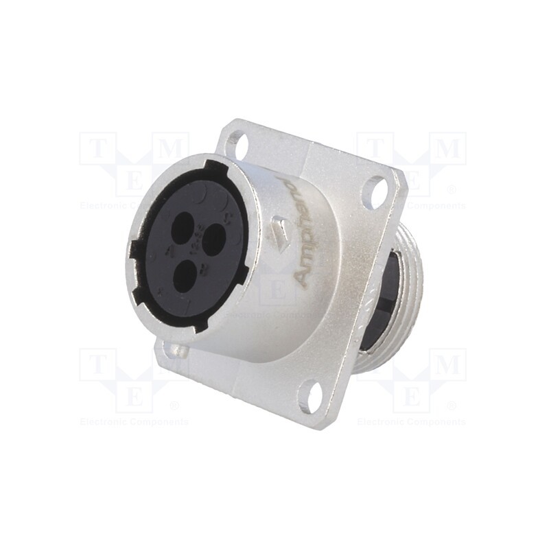 1 pcs x AMPHENOL - RT00123SNH - Connector: circular, RT360, socket, female, PIN: 3, IP67, -40÷105°C
