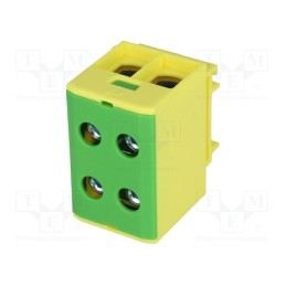 1 pcs x OUNEVA - VC05-0049 - Splice terminal: rail, 1.5÷50mm2, ways: 1, terminals: 4, Width: 30mm