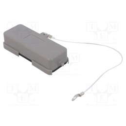 1 pcs x AMPHENOL - C146 10Z025 100 2 - Protection cover, C146, size A16, for latch, polyamide, 66x16mm